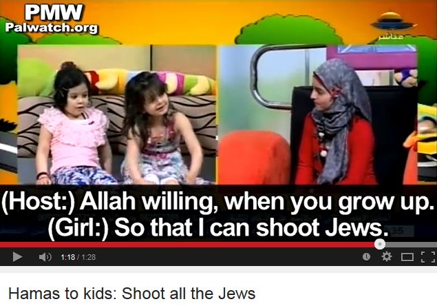 Hamas to kids - Shoot all the Jews